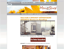 Tablet Screenshot of infrarot.menoshop.de